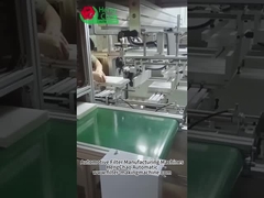 ফিল্টার স্ক্রিন উত্পাদন সরঞ্জাম আঠালো প্রান্ত উভয় পাশে ফিল্টার করুন